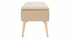 Banc Coffre En Tissu Beige Et Bois Clair Massif L120 Cm LARS -Accessoires Vélo Soldes banc coffre en tissu beige et bois clair massif l120 cm lars 49058 6086ebaa88e46 1200 675