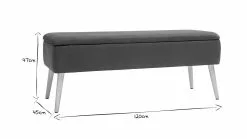 Banc Coffre En Tissu Bleu Canard Et Bois Clair Massif L120 Cm LARS -Accessoires Vélo Soldes banc coffre en tissu bleu canard et bois clair massif l120 cm lars 49056 6086c017c8e33 1200 675