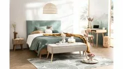 Banc Coffre En Tissu Bleu Canard Et Bois Clair Massif L120 Cm LARS -Accessoires Vélo Soldes banc coffre en tissu bleu canard et bois clair massif l120 cm lars 49056 61017dc13ed5e 1200 675