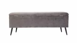 Banc Coffre En Tissu Velours Gris Foncé L120 Cm ATON -Accessoires Vélo Soldes banc coffre en tissu velours gris fonce l120 cm aton 49055 6086912d7dadf 1200 675