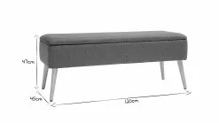 Banc Coffre Scandinave En Tissu Gris Foncé Et Bois Clair L120 Cm LARS -Accessoires Vélo Soldes banc coffre scandinave en tissu gris fonce et bois clair l120 cm lars 49057 6086ea4917724 1200 675