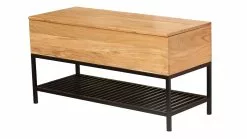 Banc D'entrée Industriel Avec Coffre De Rangement Bois Massif Et Métal Noir L100 Cm SORG -Accessoires Vélo Soldes banc dentree industriel avec coffre de rangement bois massif et metal noir l100 cm sorg 50546 6287557a000a2 1200 675