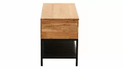 Banc D'entrée Industriel Avec Coffre De Rangement Bois Massif Et Métal Noir L100 Cm SORG -Accessoires Vélo Soldes banc dentree industriel avec coffre de rangement bois massif et metal noir l100 cm sorg 50546 6287557cbf960 1200 675