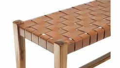 Banc Ethnique Bois Teck Massif Et Sangles En Cuir Marron L120 Cm LODGE -Accessoires Vélo Soldes banc ethnique bois teck massif et sangles en cuir marron l120 cm lodge 50594 61c1d79df0142 1200 675