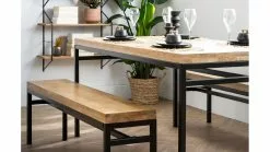 Banc Industriel En Bois Manguier Massif Et Métal Noir L140 Cm YPSTER -Accessoires Vélo Soldes banc industriel en bois manguier massif et metal noir l140 cm ypster 41933 60bf578507603 1200 675