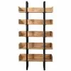 Bibliothèque Industrielle En Bois Massif Et Métal Noir L90 Cm TAO -Accessoires Vélo Soldes bibliotheque industrielle en bois massif et metal noir l90 cm tao 47600 5e4e6e67ac00e 1200 675