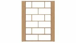 Bibliothèque Ouverte Séparateur Design Finition Bois Chêne L168 Cm MUSSO