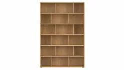 Bibliothèque Scandinave Finition Bois Chêne L140 Cm EPURE