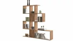 Bibliothèque Scandinave Séparateur Design Finition Chêne H147 Cm COMO