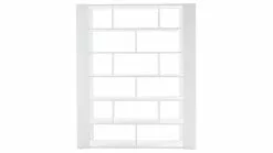 Bibliothèque Séparateur D'espace Design Blanc L168 Cm MUSSO