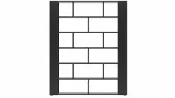 Bibliothèque Séparatrice D'espace Design Noire L168 Cm MUSSO