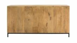 Buffet Bas Industriel En Bois De Manguier Massif 3 Portes Métal Noir L145 Cm RACK -Accessoires Vélo Soldes buffet bas industriel en bois de manguier massif 3 portes metal noir l145 cm rack 44431 5bc689cd10914 1200 675