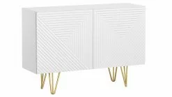 Buffet Design Blanc Et Doré 2 Portes L107 Cm OZEN -Accessoires Vélo Soldes buffet design blanc et dore 2 portes l107 cm ozen 53331 632da4b14b9c0 1200 675