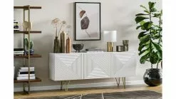 Buffet Design Blanc Et Métal Doré 3 Portes L160 Cm OZEN 16 Buffet Design Blanc Et Métal Doré 3 Portes L160 Cm OZEN -Accessoires Vélo Soldes buffet design blanc et metal dore 3 portes l160 cm ozen 51382 63d3b039599f8 1200 675