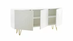 Buffet Design Blanc Et Métal Doré 3 Portes L160 Cm OZEN 12 Buffet Design Blanc Et Métal Doré 3 Portes L160 Cm OZEN -Accessoires Vélo Soldes buffet design blanc et metal dore 3 portes l160 cm ozen 51382 63e2095caae7c 1200 675
