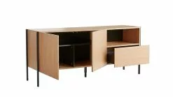 Buffet Design En Bois Chêne Et Métal Noir 2 Portes 1 Tiroir L175 Cm HEDA -Accessoires Vélo Soldes buffet design en bois chene et metal noir 2 portes 1 tiroir l175 cm heda 53348 637c836195929 1200 675