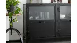 Buffet Design Métal Noir 3 Portes L180 Cm FACTORY 16 Buffet Design Métal Noir 3 Portes L180 Cm FACTORY -Accessoires Vélo Soldes buffet design metal noir 3 portes l180 cm factory 37325 5dc14350a6911 1200 675