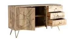 Buffet Gravé En Manguier Massif Et Métal Doré 2 Portes 3 Tiroirs L145 Cm LINIUM -Accessoires Vélo Soldes buffet grave en manguier massif et metal dore 2 portes 3 tiroirs l145 cm linium 46438 5e202c6e35cd3 1200 675