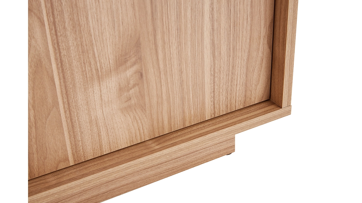 Buffet Scandinave 3 Portes Finition Bois Chêne L138 Cm COMO 8 Buffet Scandinave 3 Portes Finition Bois Chêne L138 Cm COMO – Image 6