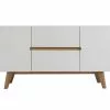 Buffet Scandinave Blanc Brillant Et Bois Clair 2 Portes 2 Tiroirs L160cm MELKA -Accessoires Vélo Soldes buffet scandinave blanc brillant et bois clair 2 portes 2 tiroirs l160cm melka 32039 5bb763d908472 1200 675
