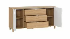Buffet Scandinave Blanc Et Bois 2 Portes 3 Tiroirs L160 Cm VESTA -Accessoires Vélo Soldes buffet scandinave blanc et bois 2 portes 3 tiroirs l160 cm vesta 50705 6113c6407d3c9 1200 675