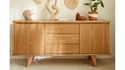 Buffet Scandinave En Bois Clair 2 Portes 3 Tiroirs L160 Cm FIFTIES -Accessoires Vélo Soldes buffet scandinave en bois clair 2 portes 3 tiroirs l160 cm fifties 49612 62bb00187fef8 1200 675