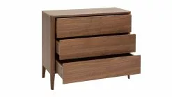 Commode En Bois Foncé Noyer 3 Tiroirs L90 Cm BENJA -Accessoires Vélo Soldes commode en bois fonce noyer 3 tiroirs l90 cm benja 51832 6310d4019f1c3 1200 675