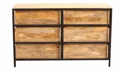 Commode Industrielle Manguier Massif Et Métal Noir 6 Tiroirs L130 Cm INDUSTRIA -Accessoires Vélo Soldes commode industrielle manguier massif et metal noir 6 tiroirs l130 cm industria 32782 61b747e701bac 1200 675