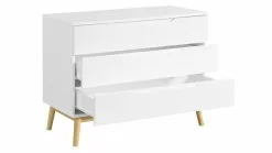 Commode Scandinave 3 Tiroirs Blanc Et Bois L90 Cm FELIX -Accessoires Vélo Soldes commode scandinave 3 tiroirs blanc et bois l90 cm felix 48071 5f61e20861337 1200 675