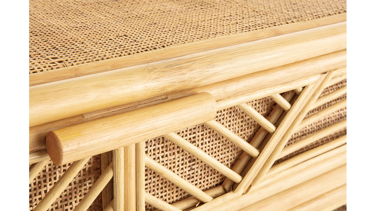 Commode Vintage En Rotin 3 Tiroirs L120 Cm GALON - Miliboo & Stéphane Plaza 8 Commode Vintage En Rotin 3 Tiroirs L120 Cm GALON - Miliboo & Stéphane Plaza – Image 6