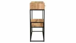 Console Avec Rangements En Bois Massif Et Métal 2 Tiroirs L80 Cm GRENELLE -Accessoires Vélo Soldes console avec rangements en bois massif et metal 2 tiroirs l80 cm grenelle 46353 5d2c53bc73581 1200 675