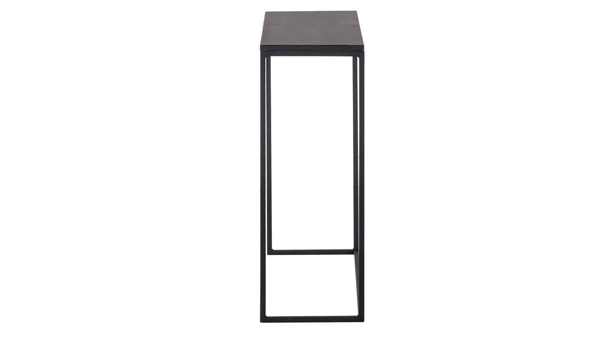 Console Industrielle Métal Noir L100 Cm KARL 5 Console Industrielle Métal Noir L100 Cm KARL – Image 3