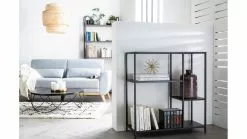 Console Ouverte Design En Métal Noir L80 Cm PODIUM -Accessoires Vélo Soldes console ouverte design en metal noir l80 cm podium 48023 5f18562f78bde 1200 675