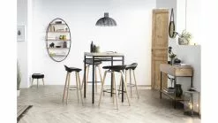 Étagère Murale Ovale En Bois Massif Et Métal Noir H130 Cm HANG -Accessoires Vélo Soldes etagere murale ovale en bois massif et metal noir h130 cm hang 47599 5ec3df946a9cc 1200 675