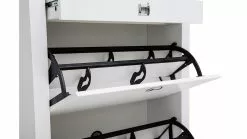 Meuble à Chaussures Design Blanc Laqué Brillant L70 Cm DEVA -Accessoires Vélo Soldes meuble a chaussures design blanc laque brillant l70 cm deva 16551 5e009937382e3 1200 675