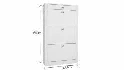 Meuble à Chaussures Design Blanc Laqué Brillant L70 Cm DEVA -Accessoires Vélo Soldes meuble a chaussures design blanc laque brillant l70 cm deva 16551 5e0099bc48f20 1200 675