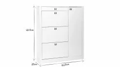 Meuble à Chaussures Design Finition Blanc Laqué Brillant L103 Cm REVA -Accessoires Vélo Soldes meuble a chaussures design finition blanc laque brillant l103 cm reva 16553 5e8356bb6266f 1200 675