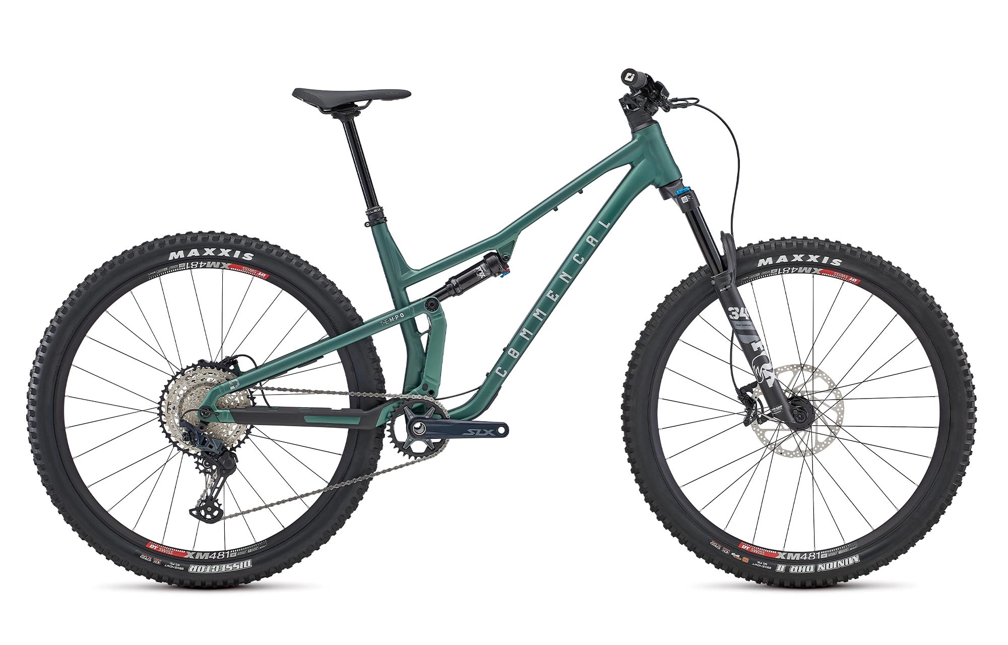 COMMENCAL T.E.M.P.O. ESSENTIAL METALLIC GREEN 3 COMMENCAL T.E.M.P.O. ESSENTIAL METALLIC GREEN