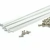 KIT RAYONS WHITE ET ECROUS 269MM * 14G - 20 UNITES 1 KIT RAYONS WHITE ET ECROUS 269MM * 14G - 20 UNITES -Accessoires Vélo Soldes W08SPNIPPLEWHT269 2000